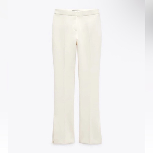Zara Elegant Cream pants - Picture 2 of 7